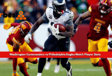 Washington Commanders vs Philadelphia Eagles Match Player Stats Washington Commanders vs Philadelphia Eagles Match Player Stats